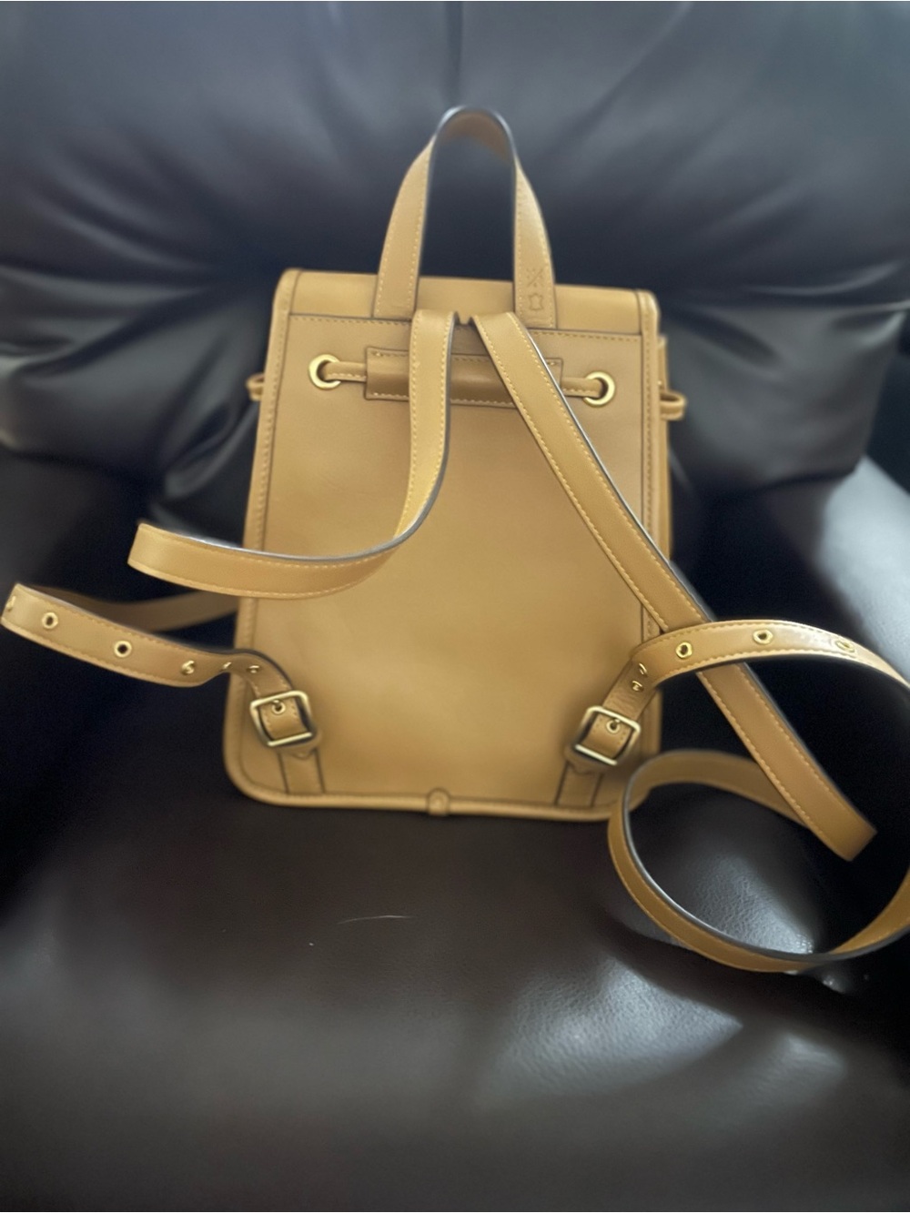 Coach TurnLock Leather Backpack Honey Brown Glovetanned Limited Re-Edition 1995 - Picture 4 of 7